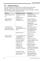 Preview for 55 page of Sonoro MEISTERSTUCK SO-610 Operating Manual