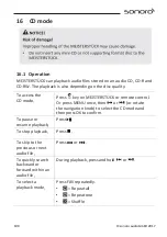 Preview for 99 page of Sonoro MEISTERSTUCK SO-610 Operating Manual