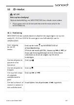 Preview for 266 page of Sonoro MEISTERSTUCK SO-610 Operating Manual