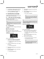 Preview for 20 page of Sonoro SO-310 Operating Manual