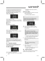 Предварительный просмотр 22 страницы Sonoro SO-310 Operating Manual