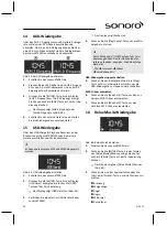 Preview for 32 page of Sonoro SO-310 Operating Manual