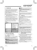 Preview for 43 page of Sonoro SO-310 Operating Manual