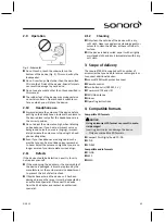 Предварительный просмотр 45 страницы Sonoro SO-310 Operating Manual