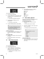 Preview for 64 page of Sonoro SO-310 Operating Manual