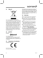 Предварительный просмотр 68 страницы Sonoro SO-310 Operating Manual