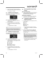 Предварительный просмотр 190 страницы Sonoro SO-310 Operating Manual