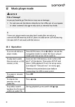 Предварительный просмотр 30 страницы Sonoro SO-410 Operating Manual