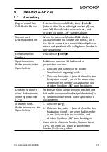 Предварительный просмотр 71 страницы Sonoro SO-410 Operating Manual