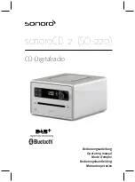 Sonoro sonoroCD 2 Operating Manual предпросмотр