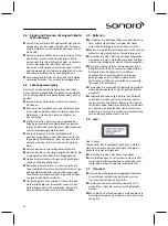 Preview for 10 page of Sonoro sonoroCD 2 Operating Manual