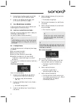 Preview for 22 page of Sonoro sonoroCD 2 Operating Manual