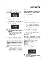 Preview for 31 page of Sonoro sonoroCD 2 Operating Manual