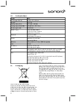 Preview for 40 page of Sonoro sonoroCD 2 Operating Manual