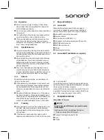 Preview for 49 page of Sonoro sonoroCD 2 Operating Manual