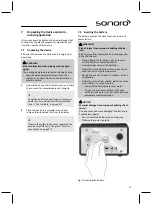 Preview for 57 page of Sonoro sonoroCD 2 Operating Manual