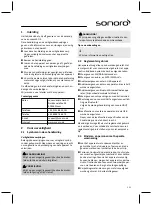 Preview for 121 page of Sonoro sonoroCD 2 Operating Manual