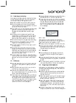 Preview for 122 page of Sonoro sonoroCD 2 Operating Manual