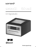 Предварительный просмотр 5 страницы Sonoro sonoroCD SO-210 Operating Manual