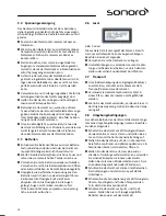 Предварительный просмотр 10 страницы Sonoro sonoroCD SO-210 Operating Manual