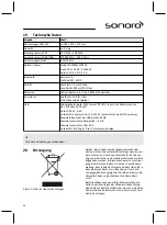 Предварительный просмотр 34 страницы Sonoro sonoroRadio Operating Manual