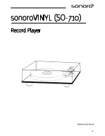 Предварительный просмотр 21 страницы Sonoro VINYL Operating Manual