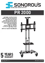 Предварительный просмотр 1 страницы Sonorous PR 2000 Assembly Instructions Manual