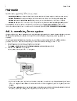 Preview for 6 page of Sonos CONNECT Quick Product Manual