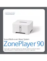 Preview for 1 page of Sonos ZonePlayer 90 Setup Manual