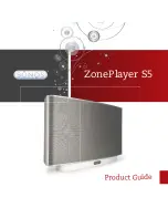 Sonos ZONEPLAYER S5 Product Manual preview