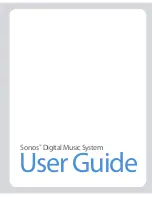 Preview for 1 page of Sonos ZonePlayer ZP100 User Manual