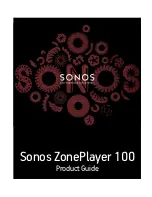 Preview for 1 page of Sonos ZonePlayer100 Product Manual