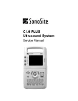 SonoSite C1.9 PLUS Service Manual предпросмотр