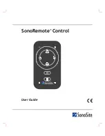 Предварительный просмотр 1 страницы SonoSite SonoRemote Control User Manual