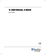 Preview for 1 page of SonoSite V-UNIVERSAL STAND User Manual