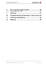 Preview for 5 page of Sonotec SONAPHONE E Operating Manual