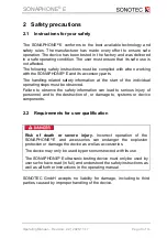 Preview for 9 page of Sonotec SONAPHONE E Operating Manual