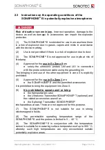 Preview for 10 page of Sonotec SONAPHONE E Operating Manual