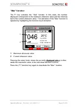 Preview for 25 page of Sonotec SONAPHONE E Operating Manual