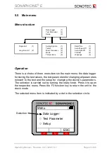 Preview for 27 page of Sonotec SONAPHONE E Operating Manual