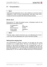 Preview for 38 page of Sonotec SONAPHONE E Operating Manual