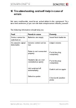 Preview for 62 page of Sonotec SONAPHONE E Operating Manual