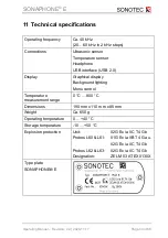 Preview for 63 page of Sonotec SONAPHONE E Operating Manual