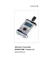 Preview for 1 page of Sonotec SONAPHONE T Operating Manual