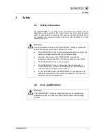 Preview for 5 page of Sonotec SONAPHONE T Operating Manual