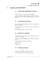 Preview for 12 page of Sonotec SONAPHONE T Operating Manual