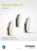 Sonova Phonak Audeo M User Manual preview