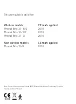 Предварительный просмотр 2 страницы Sonova Phonak Brio 3 I User Manual