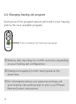 Preview for 10 page of Sonova Phonak RemoteControl User Manual