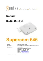 Sontex Supercom 646 Manual preview